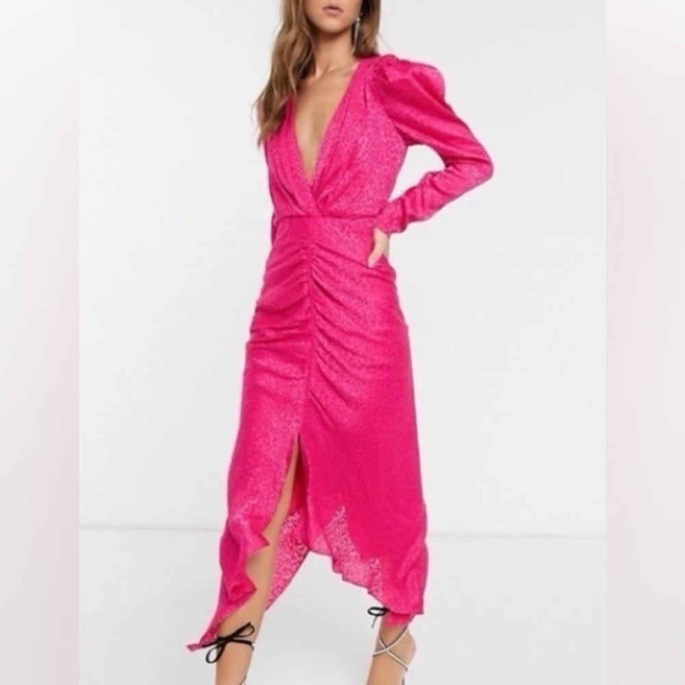 GUC Ronny Kobo Collection Astrid Ruched Dress